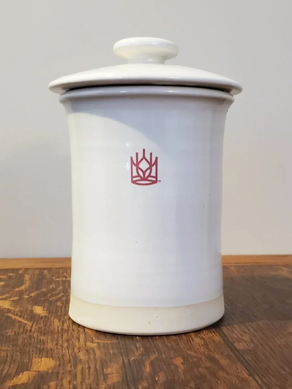 King Arthur Baking Company Logo Stoneware Sourdough Crock with Lid - Picture 1 of 7